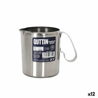 Pot à lait Quttin Argenté Métal (12 Unités)