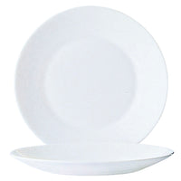 Service de vaisselle Arcoroc Restaurant Blanc verre (Ø 23,5 cm) (6 uds)
