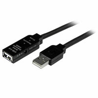 Câble Rallonge à USB Startech USB2AAEXT20M 20 m Noir 1800 W