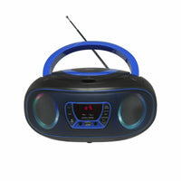 Radio-CD MP3 Denver Electronics Bluetooth LED LCD Bleu Noir/Bleu