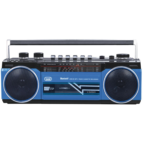 Radio Bluetooth portable Trevi RR 501 BT Bleu Noir/Bleu