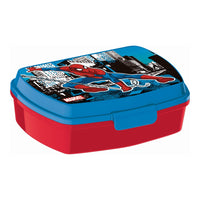 Boîte à Sandwich Spiderman Great power Plastique Rouge Bleu (17 x 5.6 x 13.3 cm)