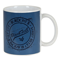 Tasse mug BlackFit8 Stamp Céramique Bleu (350 ml)