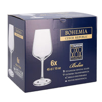 verre de vin Belia Bohemia 6 Unités (45 cl)