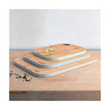 Planche de Cuisine en Bambou Quid Bleu Bois (33 x 23 x 1,5 cm)