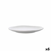 Assiette plate Bidasoa Cosmos Blanc Céramique 23 cm (6 Unités)