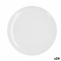 Assiette plate Quid Select Basic Blanc Plastique 25 cm (24 Unités)