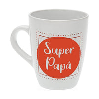 Tasse mug Versa Super Papá Grès (8,5 x 10 x 8,5 cm)