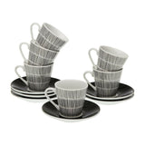Ensemble de tasses à café Versa New Lines Porcelaine (6 Pièces)