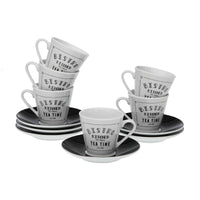 Ensemble de 6 tasses à café Versa Bistro Porcelaine