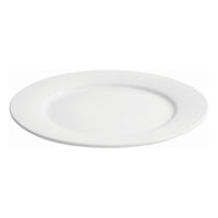 Assiette plate Porcelaine Blanc (ø 30,5 x 2,5 cm)