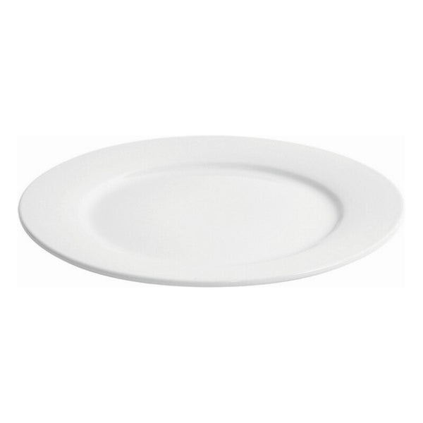 Assiette plate Porcelaine Blanc (ø 30,5 x 2,5 cm)