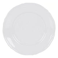 Assiette plate Feuille Porcelaine Blanc (Ø 32 cm)