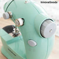 Mini Machine à Coudre Portable avec LED, Coupe-Fil et Accessoires Sewny InnovaGoods Modelo Sewny (Reconditionné A)