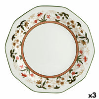 Plat à Gratin Queen´s By Churchill Assam Rond Céramique Blanc Vaisselle (32,5 cm) (3 Unités)