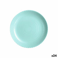 Assiette à dessert Luminarc Pampille Turquoise verre (19 cm) (24 Unités)
