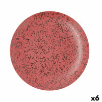 Assiette plate Ariane Oxide Céramique Rouge (Ø 31 cm) (6 Unités)