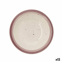 Assiette creuse Quid Allegra Peoni Céramique Bicolore (ø 21,5 cm) (12 Unités)