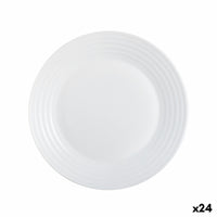 Assiette à dessert Luminarc Harena Blanc verre (19 cm) (24 Unités)