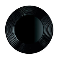 Assiette plate Luminarc Harena Noir verre (25 cm) (24 Unités)
