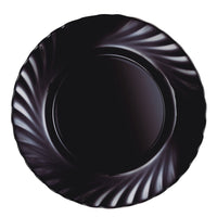 Assiette plate Luminarc Trianon Noir verre (Ø 24,5 cm) (24 Unités)