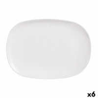 Plat à Gratin Luminarc Sweet Line Rectangulaire Blanc verre 35 x 24 cm (6 Unités)