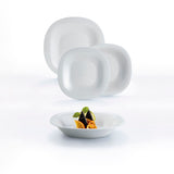 Assiette à dessert Luminarc Carine Granit Gris verre (Ø 19,5 cm) (24 Unités)