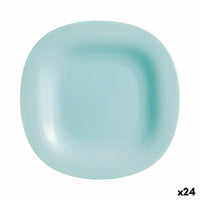 Assiette à dessert Luminarc Carine Turquoise verre (19 cm) (24 Unités)