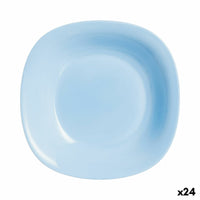 Assiette creuse Luminarc Carine Bleu verre (Ø 21 cm) (24 Unités)