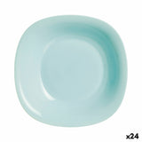 Assiette creuse Luminarc Carine Turquoise verre (Ø 21 cm) (24 Unités)