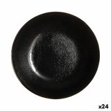 Assiette creuse Luminarc Diana Noir verre (20 cm) (24 Unités)