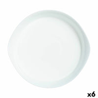Plat à Gratin Luminarc Smart Cuisine Ronde Blanc verre Ø 28 cm (6 Unités)