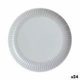 Assiette plate Luminarc Cottage Gris verre 25 cm (24 Unités)