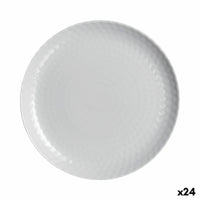 Assiette plate Luminarc Pampille Granit Gris verre 25 cm (24 Unités)