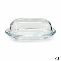 Beurrier verre (13 x 7 x 19,7 cm) (12 Unités)