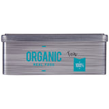 Boîte pour infusions Organic Tea Gris Fer blanc (11 x 7,1 x 18 cm) (24 Unités)
