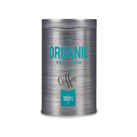 Boîte Organic Café Gris Fer blanc 10,4 x 18,2 x 10,4 cm (24 Unités)