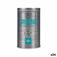 Boîte Organic Café Gris Fer blanc 10,4 x 18,2 x 10,4 cm (24 Unités)
