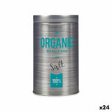 Boîte Organic Sel Gris Fer blanc 10,4 x 18,2 x 10,4 cm (24 Unités)
