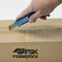 Cutter de sécurité Ferrestock bleu | Talixe